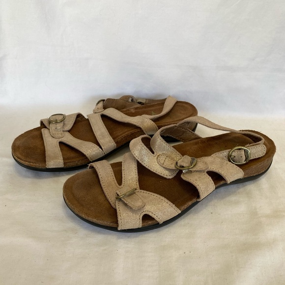 Dansko Jameson champagne sparkle sandals - Picture 2 of 5